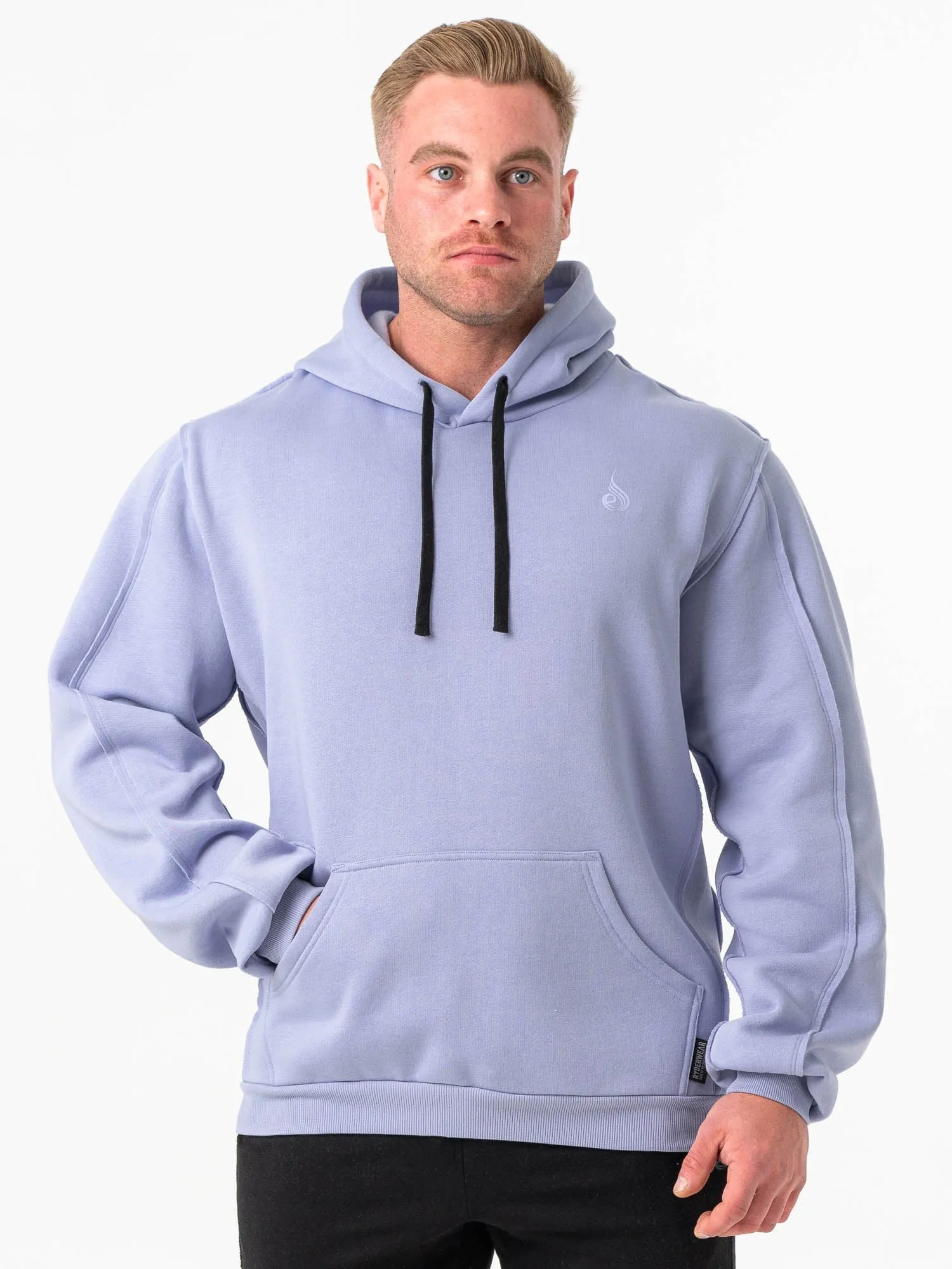 Sporty Jacket good for weekends Force Hoodie - Lilac Blue