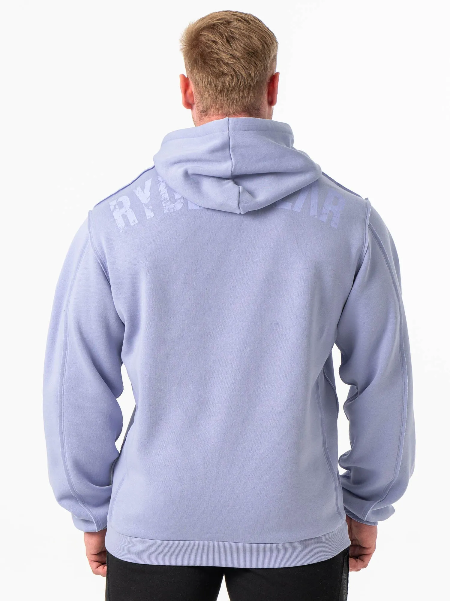 Force Hoodie - Lilac Blue Warm Top