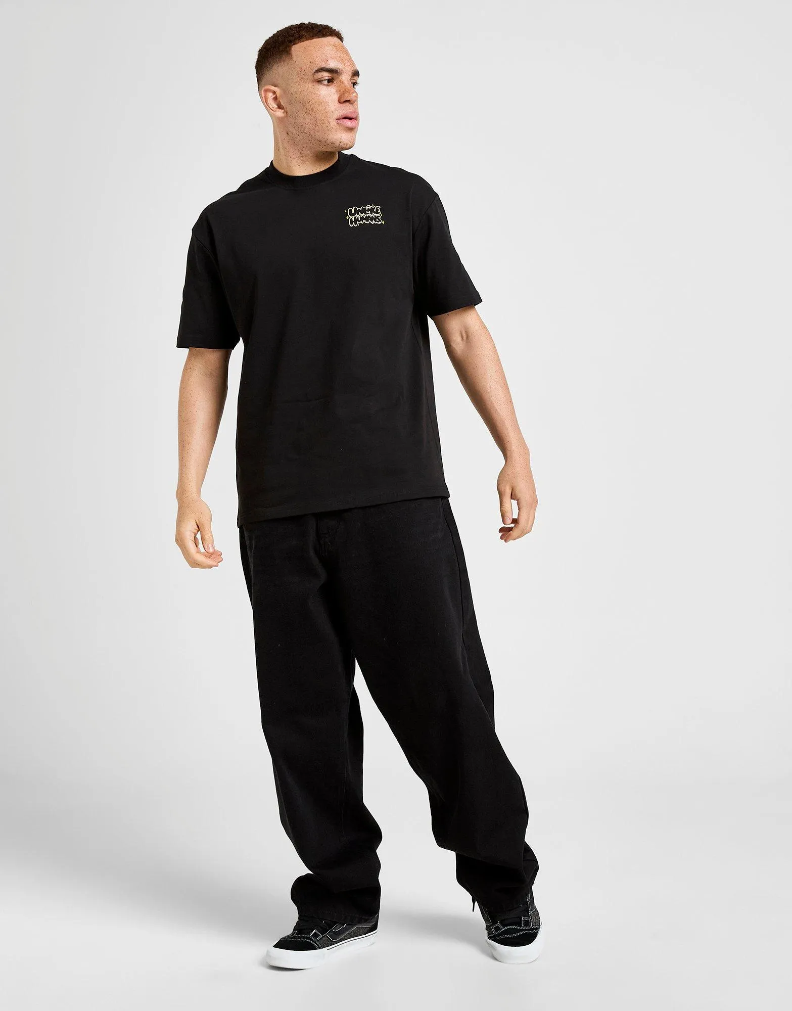 Margs T-Shirt Long Sleeve Embroidered