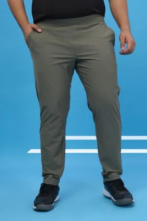Men Plus Size Solid Relax Fit Trackpants with DURACOOL  Stylish Layers Training Leggings Capri