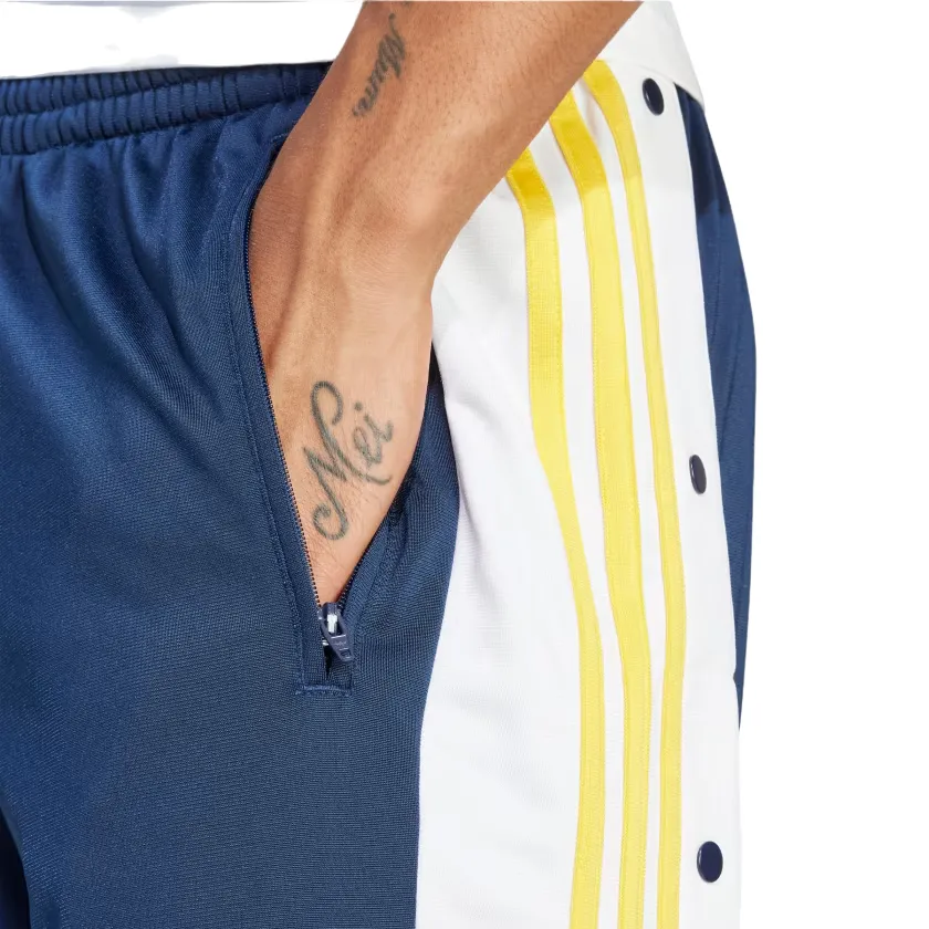 Performance Flex Bonded Seam Durability Adidas Originals Pantalone sportivo da uomo Adibreak blu giallo oro bianco