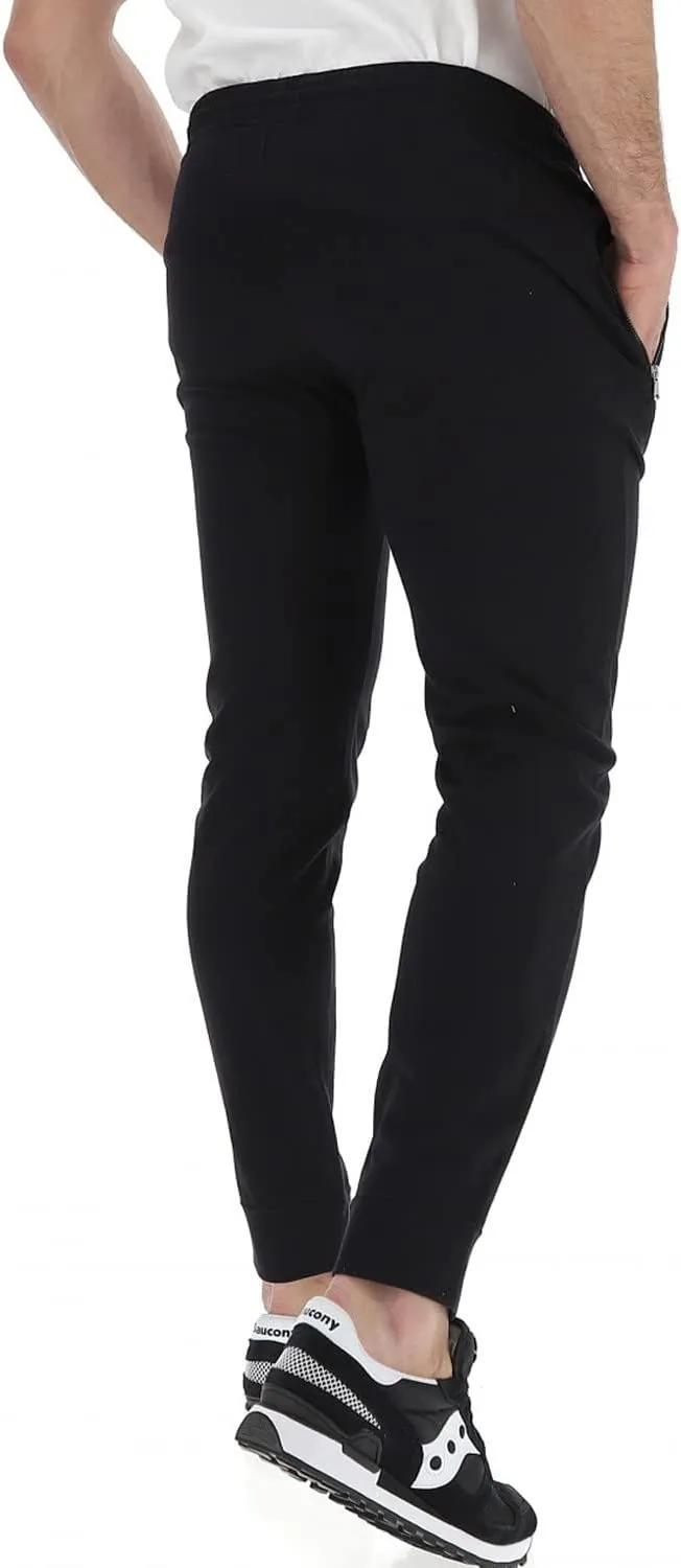 Relaxed Design Hiking pants Champion Pantalone sportivo da uomo Legacy con cerniera alle tasche e polsino al fondo 217435 KK001 nero