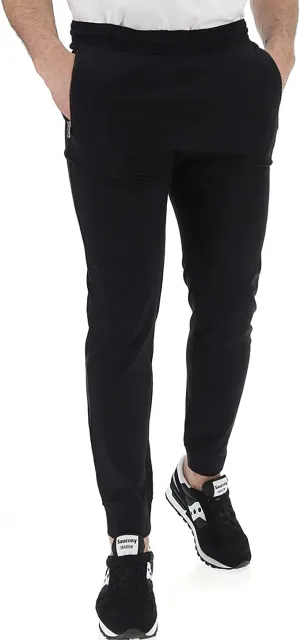 Training Comfort Sole Champion Pantalone sportivo da uomo Legacy con cerniera alle tasche e polsino al fondo 217435 KK001 nero