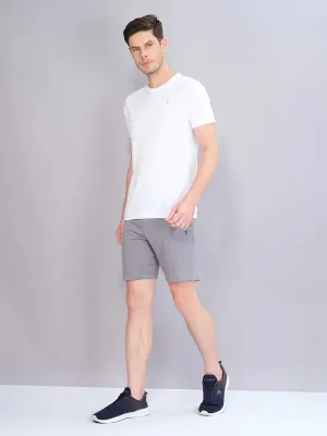 Men Solid Slim Fit Crew Neck T-shirt with TECHNO COOL  Cross Grain Knit Flexible Fit Design