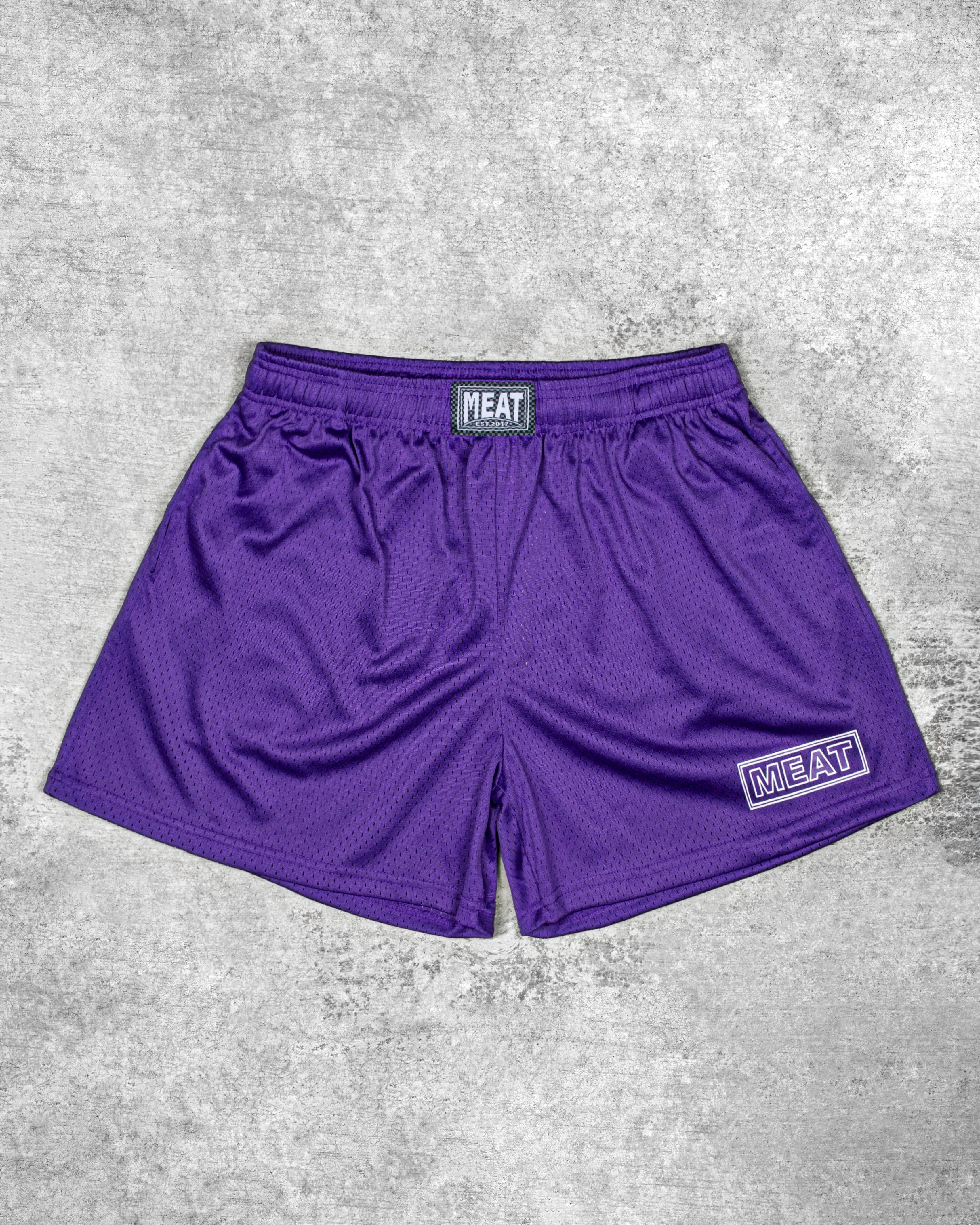 Durable Feel Heels TRAINING SHORTS ?C PATCH / PURPLE