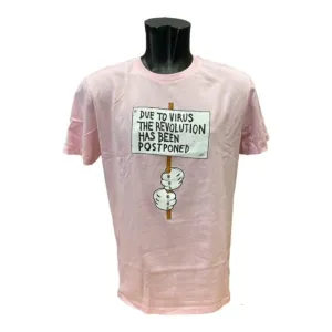 C1RCA maglietta manica corta da uomo Revolution MTS139 rosa Cozy Wearable
