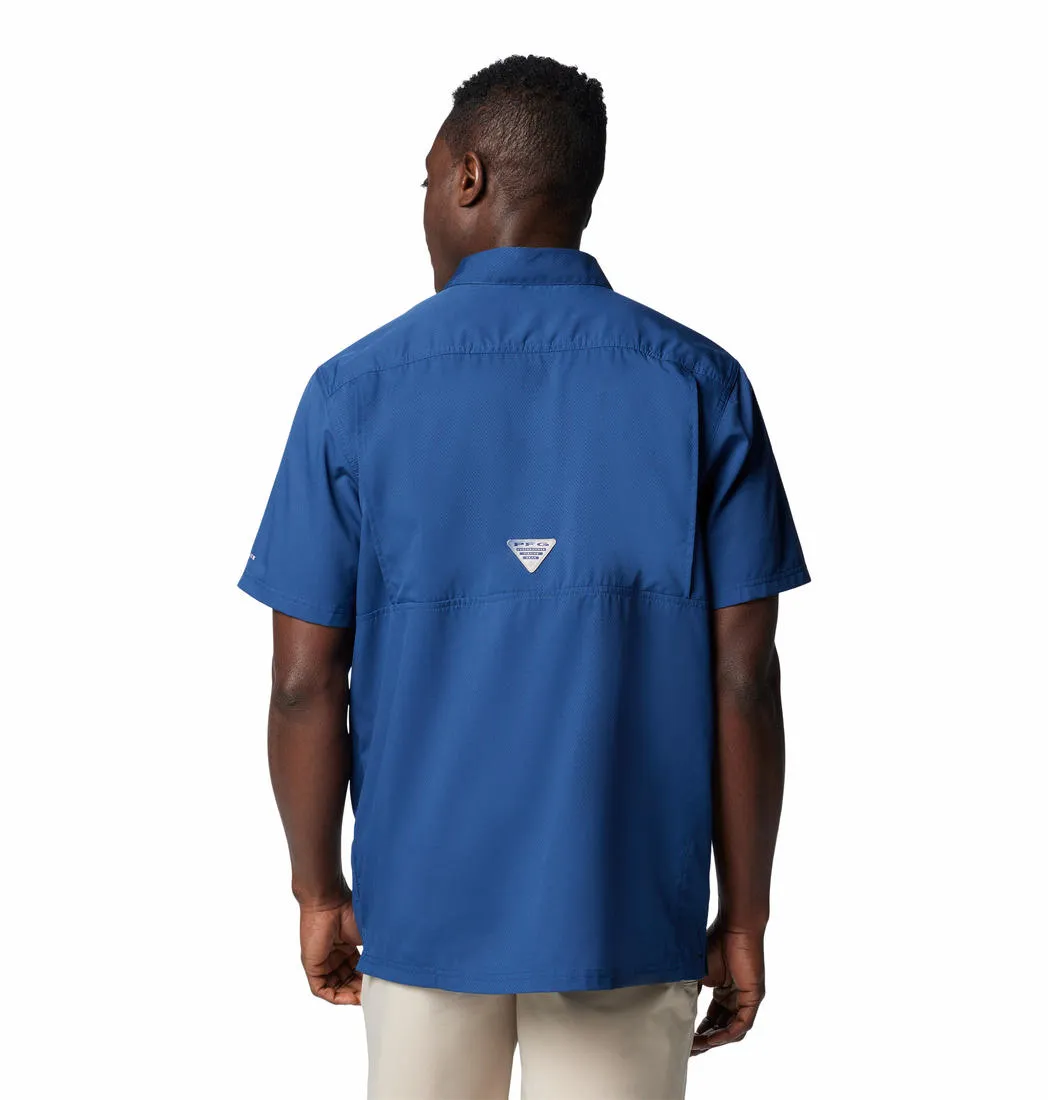 AntiSnagFabric Colorfast Dye Columbia Men Blue Slack Tide Camp Shirt (Sun Protection)