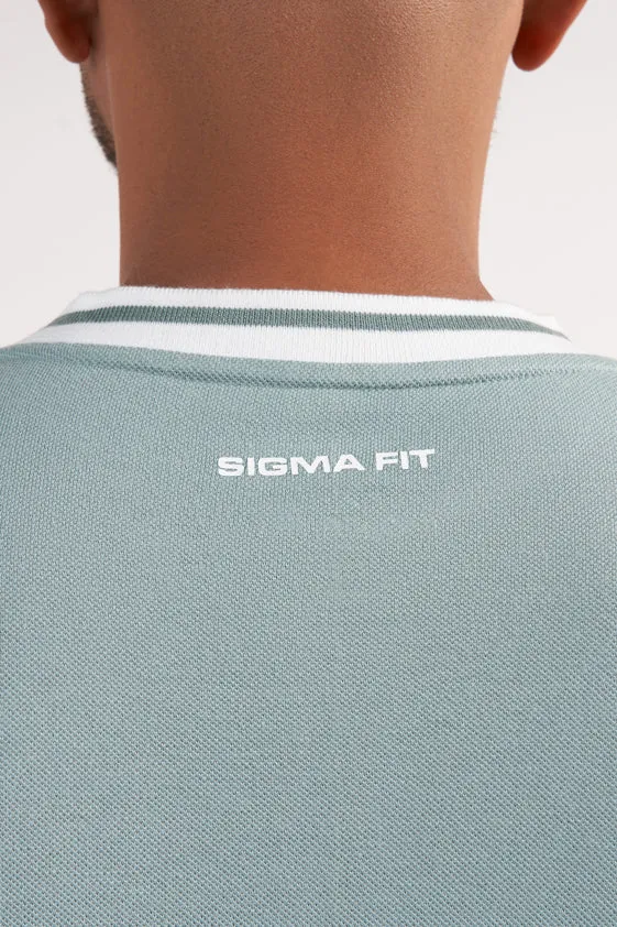 Sky Cool Active Fit Blue Surf Z Polo T-shirt