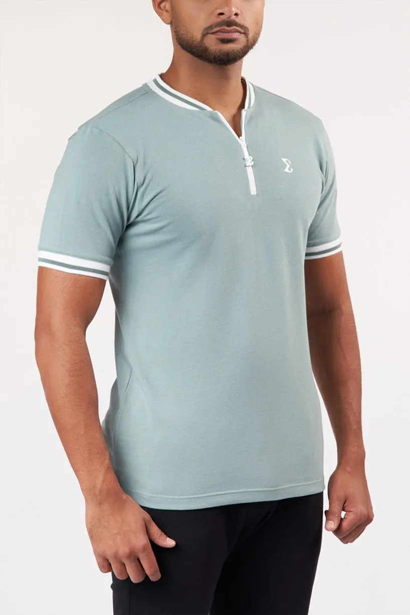 Professional Clothing Epic Glow Blue Surf Z Polo T-shirt