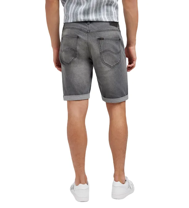 Lee pantaloncino in jeans da uomo 5 tasche 112349330 nero slavato grigio Sleek Look