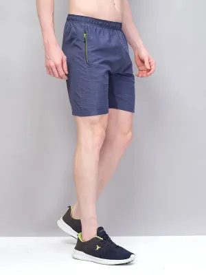sports industry retail industry Men Melange Slim Fit Shorts with TECHNOLITE