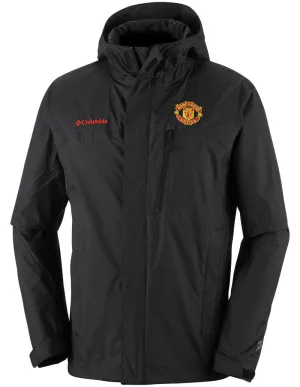Columbia Men Black Pouring Adventure Jacket Waterproof Dry Touch