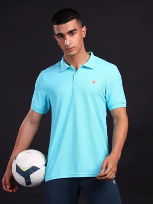 Soft Cotton Men Solid Slim Fit Polo T-shirt with MATPIQ