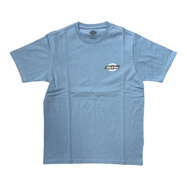 Abstract mystery Dickies T-shirt manica corta da uomo Ruston DK0A4DC C36 celeste chiaro