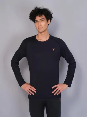 Men Solid Slim Fit Crew Neck T-shirt with TECHNO COOL Everyday Layering Oeko Tex Certified