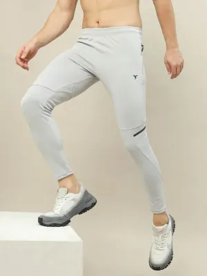 Men Solid Slim Fit Trackpants with TECHNO DRY High Performance Leggings