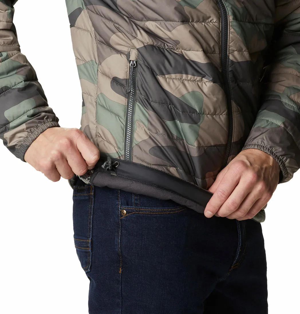 Columbia Men Green Powder Lite Hooded Jacket Practical Choice Relationship