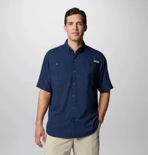 Columbia Men Blue Tamiami II SS Shirt (Sun Protection) Italian Flair