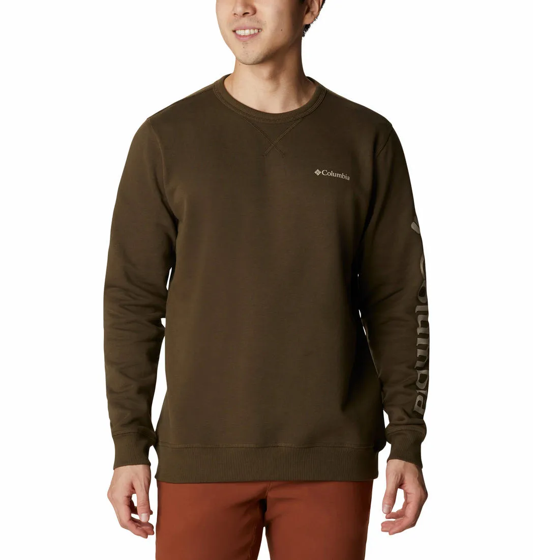 Fall Vibes Weather Layer Columbia Men Olive M Columbia Logo Fleece Crew (Sun Protection)