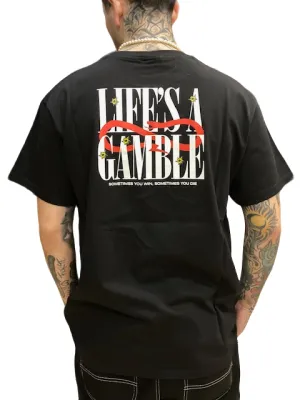 Modern Layering Casual and Soft Propaganda maglietta manica corta da uomo Roulette 23SSPRTS639 nero
