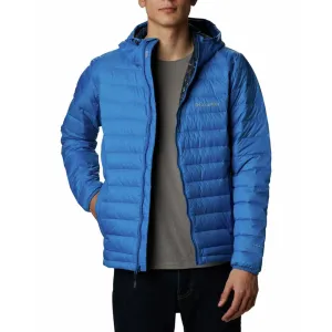 men's fashion Columbia Men Blue Sister Brook Hooded Down Jacket