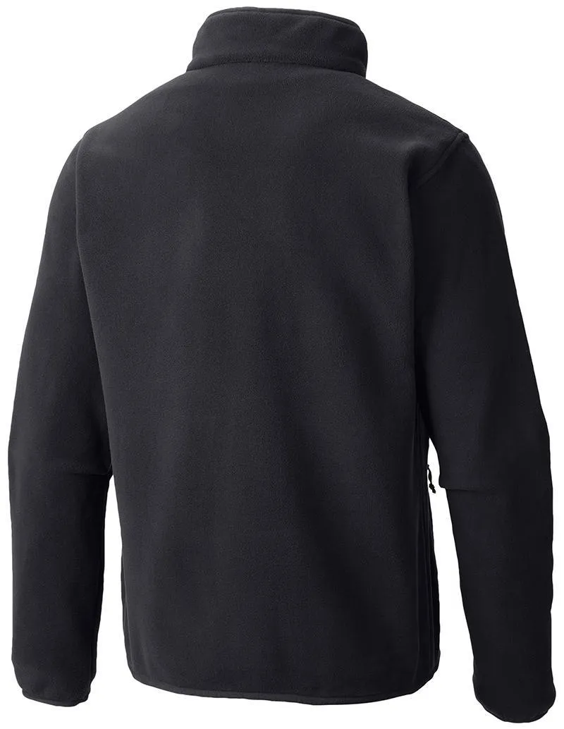 Columbia Men Black Fuller Ridge Fleece Jacket Easy Pack Outing Style