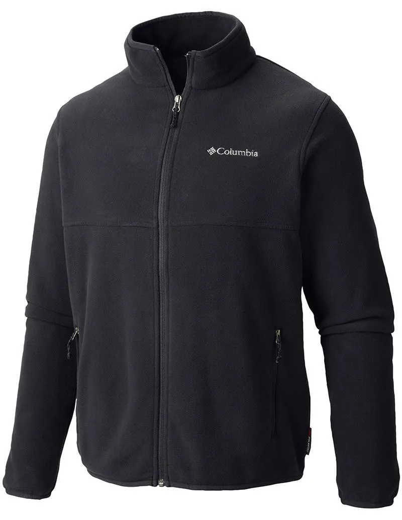Layer Up Columbia Men Black Fuller Ridge Fleece Jacket