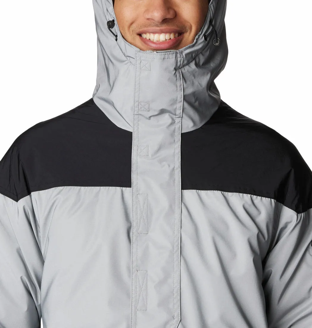 Columbia Men Grey Challenger Remastered Pullover Weekend Fit Abrasion Resistant Material
