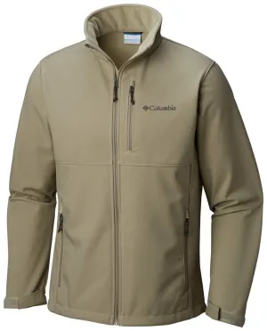 Columbia Men Beige Ascender Softshell Jacket Versatile Protection