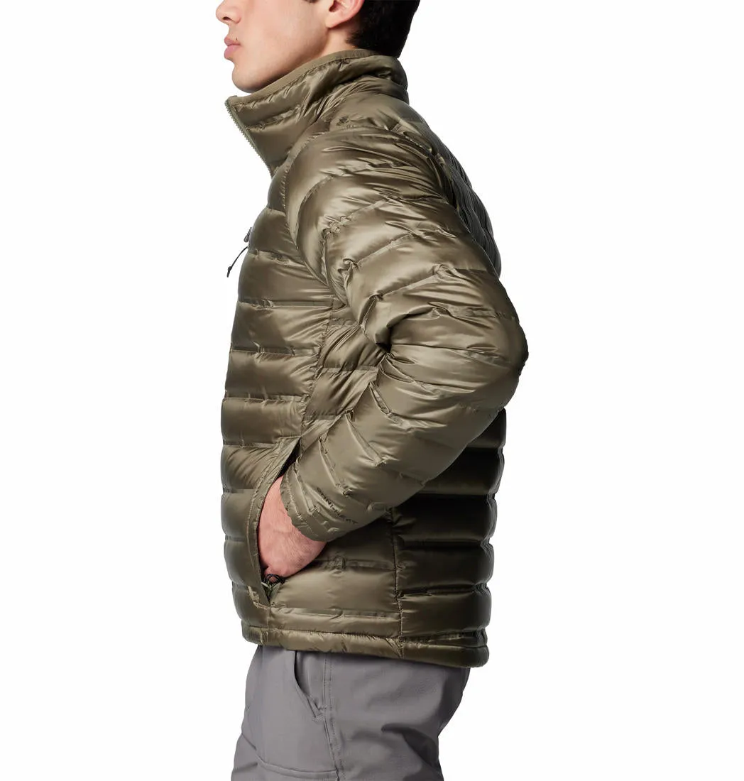 OdorControl Treatment Columbia Men Green Pebble Peak II Down Jacket