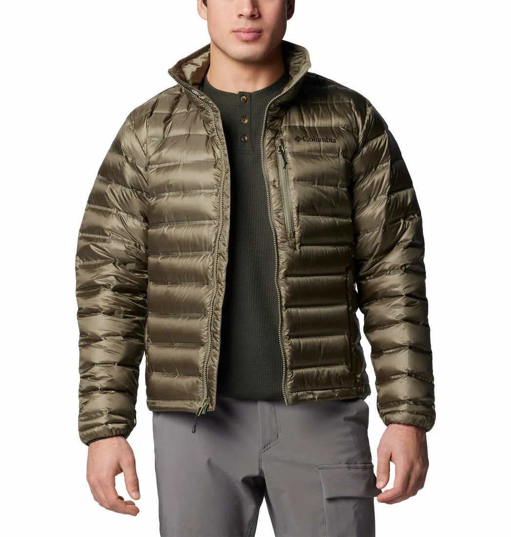 suitable for work commutes back - to - school Columbia Men Green Pebble Peak II Down Jacket