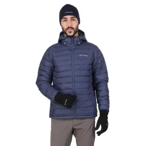 HiddenStorage Non Irritating Seams Columbia Men Blue Powder Lite Hooded Jacket