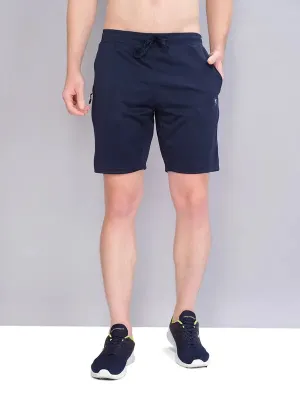 Chafe Resistant Seams Men Solid Slim Fit Shorts with ELASTO PLUS