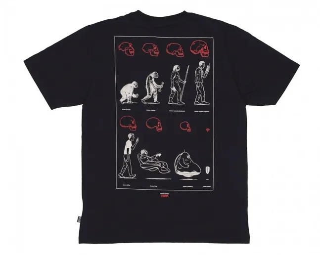 Summer Favorite Dolly Noire maglietta manica corta da uomo Devolution Tee ts385-ta-01 nero