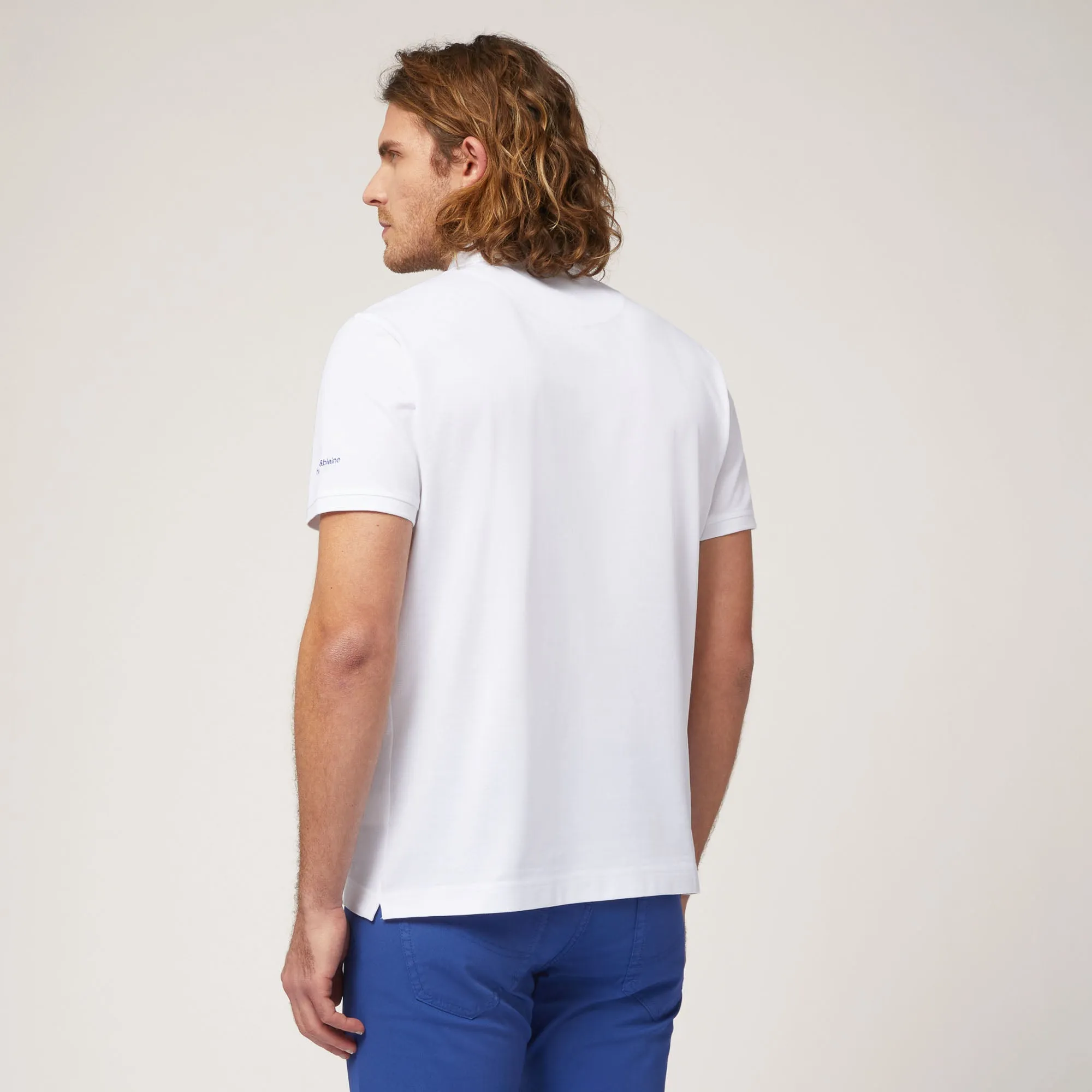 Harmont & Blaine Basic Polo - White Seasonal Style Light Fabric