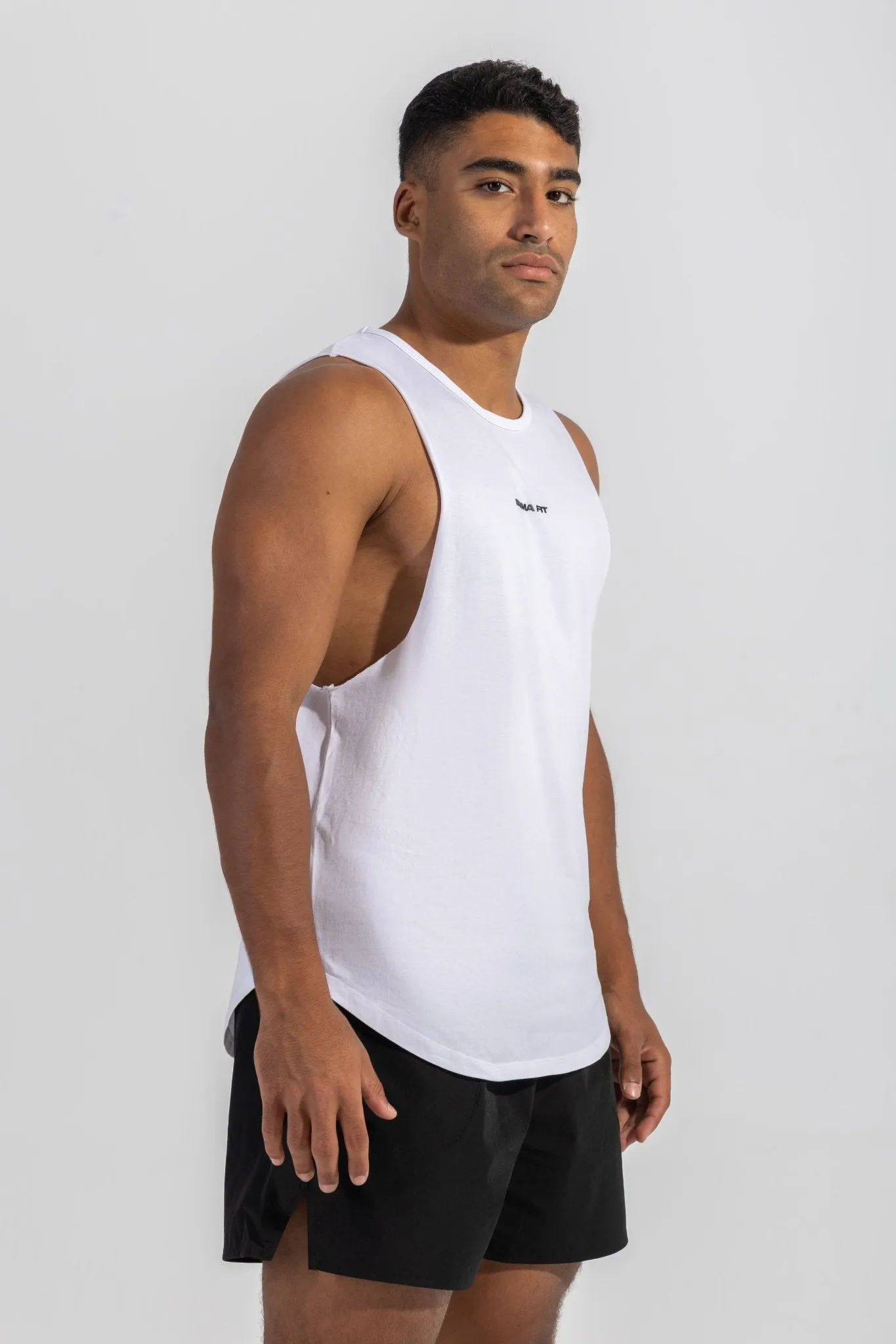 Tank Top White Desk Style Art Core