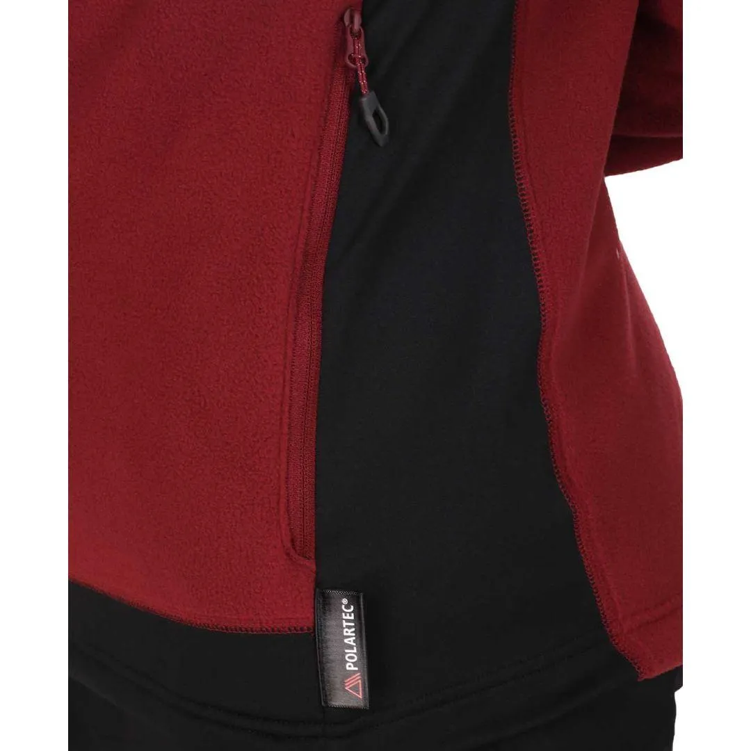 Breathable fabric Columbia Men Red Titan Pass 2.0 II Fleece
