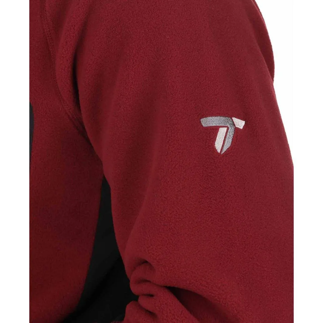 Low Profile Columbia Men Red Titan Pass 2.0 II Fleece