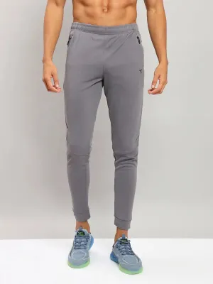 Flexible Fabric Men Solid Slim Fit Trackpants with TECHNO DRY