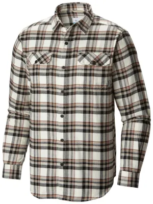 Columbia Men White Flare Gun Flannel III Long Sleeve Shirt ZeroWaste Production