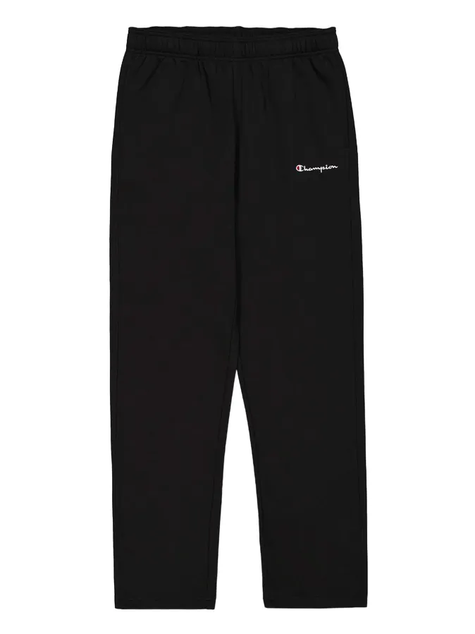 Daily Wear Champion pantalone sportivo da uomo con orlo diritto 220294 KK001 nero
