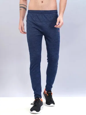 Non Restrictive Mobility Quick Dry Technology Men Melange Slim Fit Trackpants with TECHNO DRY