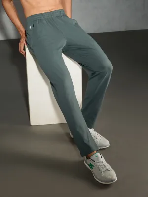 Men Solid Relax Fit Trackpants with ELASTO PLUS Performance Leggings Casual Active Wear
