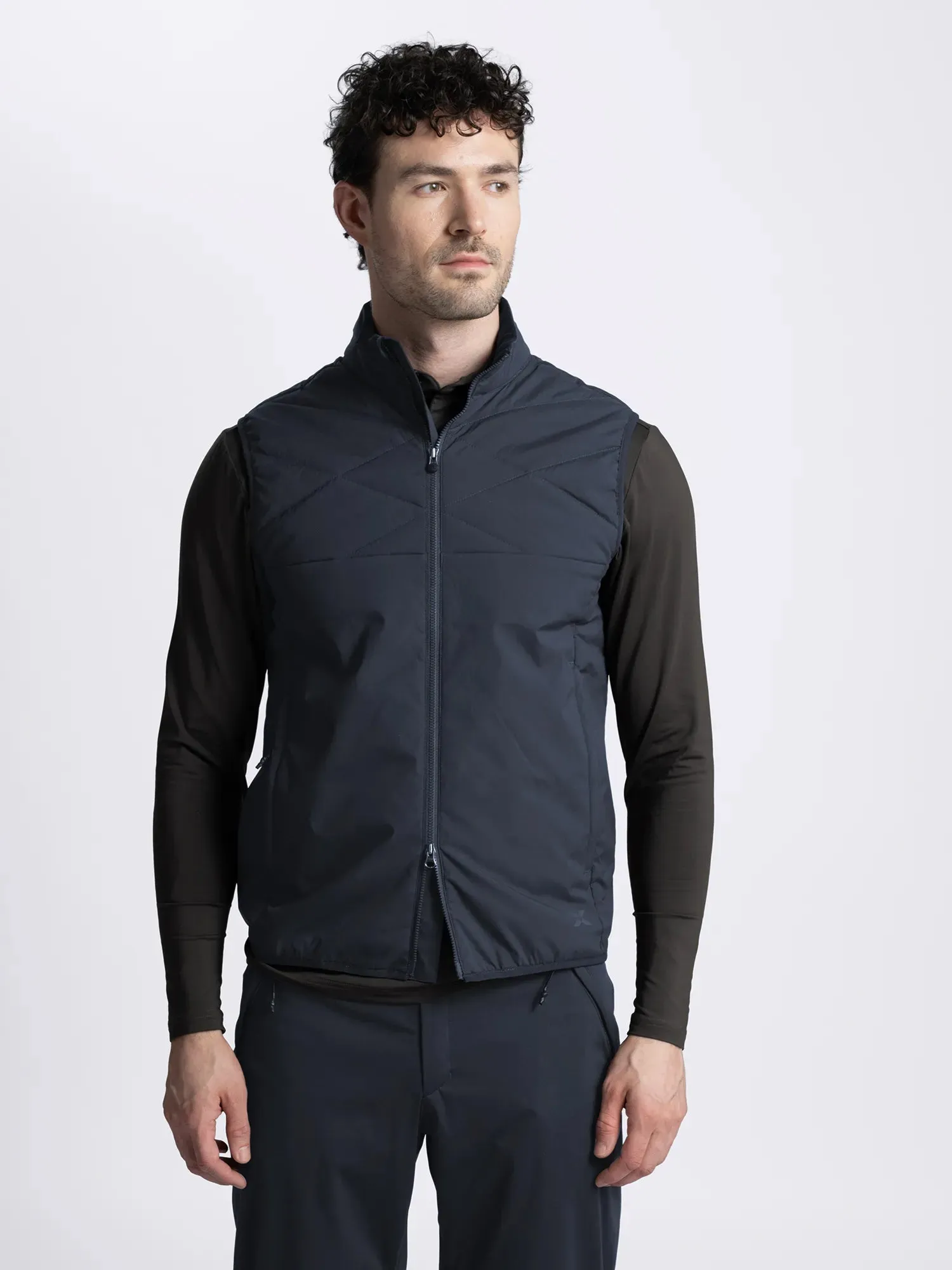 fade - resistant clothing cool - feeling clothing M CREEK WIND VEST Navy