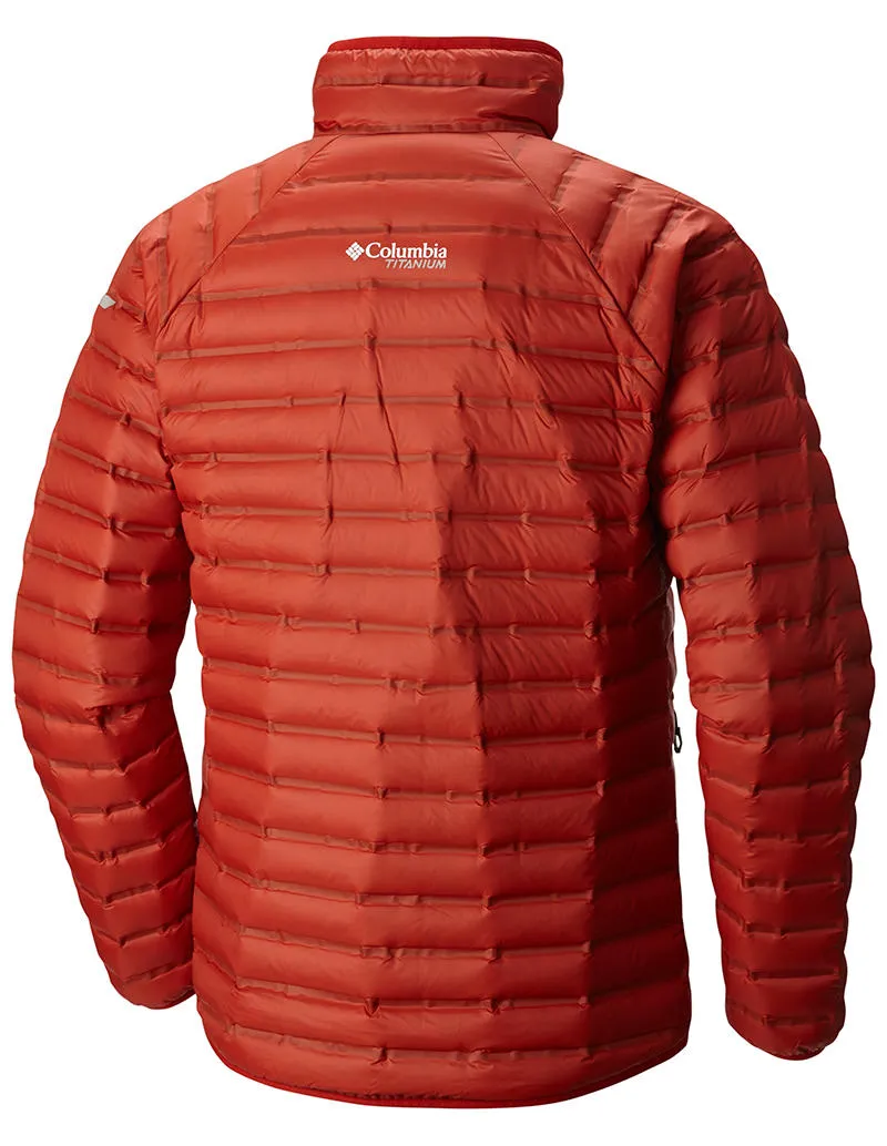 Columbia Men Orange Compactor Jacket Adventure