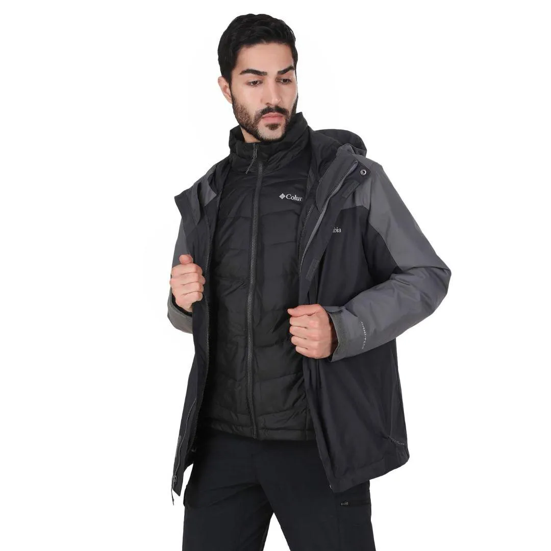 Breathable Lining Wool Columbia Men Black Whirlibird IV Interchange Jacket
