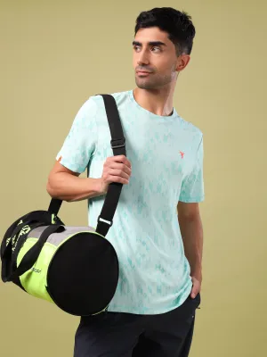 Active Design Wear Men Jacquard Slim Fit Crew Neck T-shirt with DOUBLE COOL