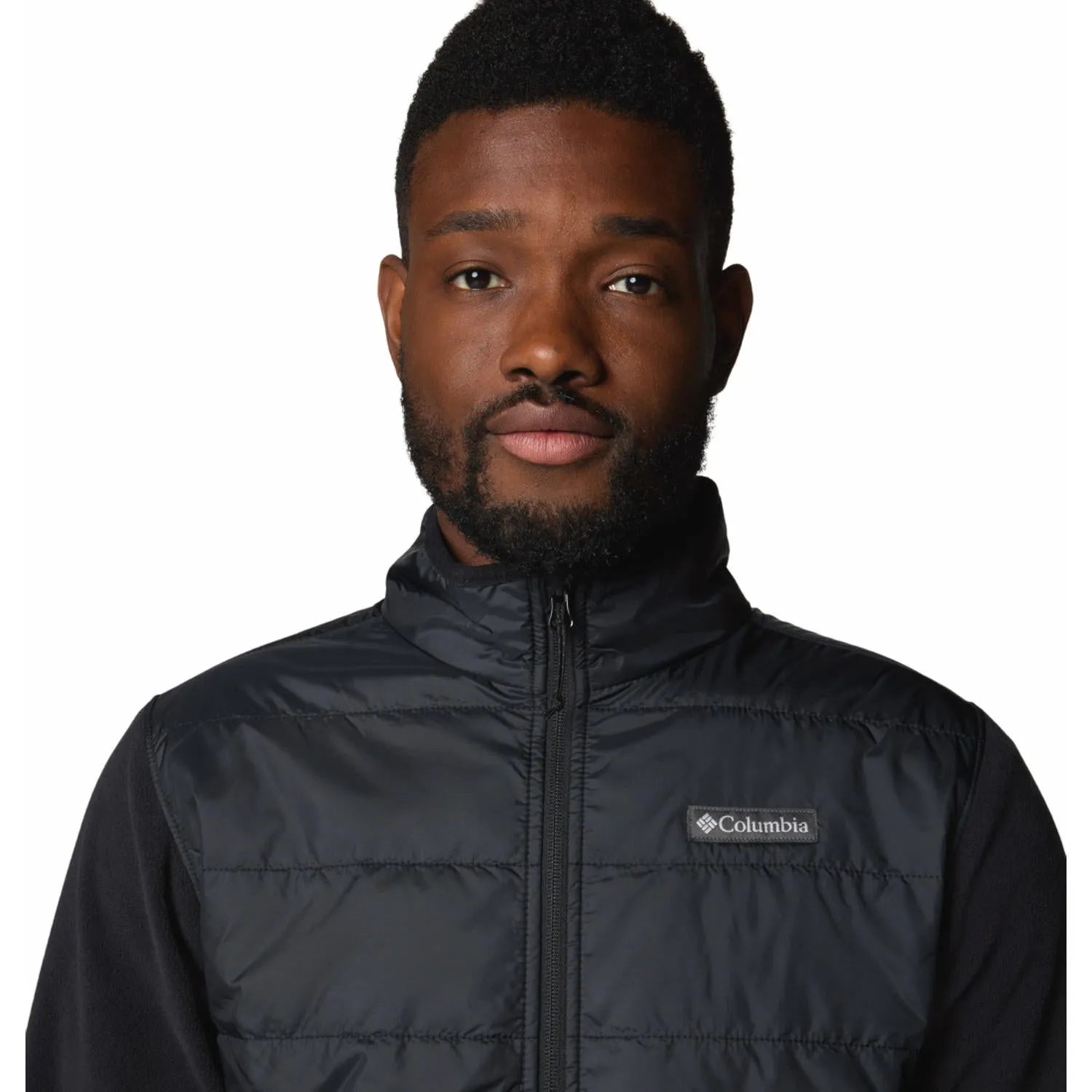 Smooth Shell Cozy Layer Columbia Men Black Basin Butte Full Zip Fleece II