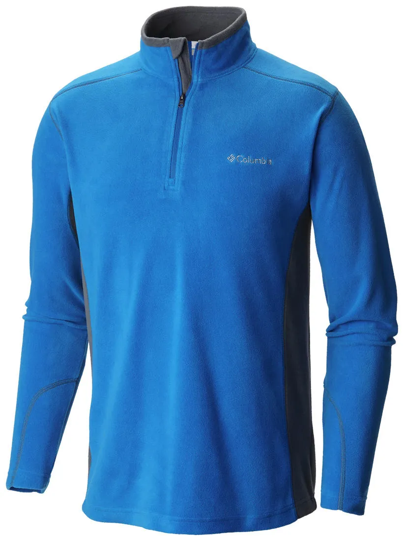 Winter Commute Columbia Men Navy Blue Klamath Range II Half Zip (Sun Protection)