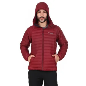 Durable Quality Prize Columbia Men Red Alpha Trail Down Hooded Jacket